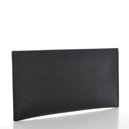 Louis Vuitton Calfskin Felicie Chain Wallet Card Holder Insert Black 3 of 6