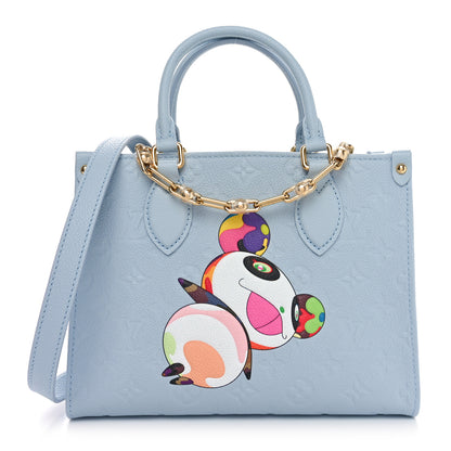 Louis Vuitton LV X TM Empreinte Monogram Superflat Onthego PM Washed Blue 1 of 9