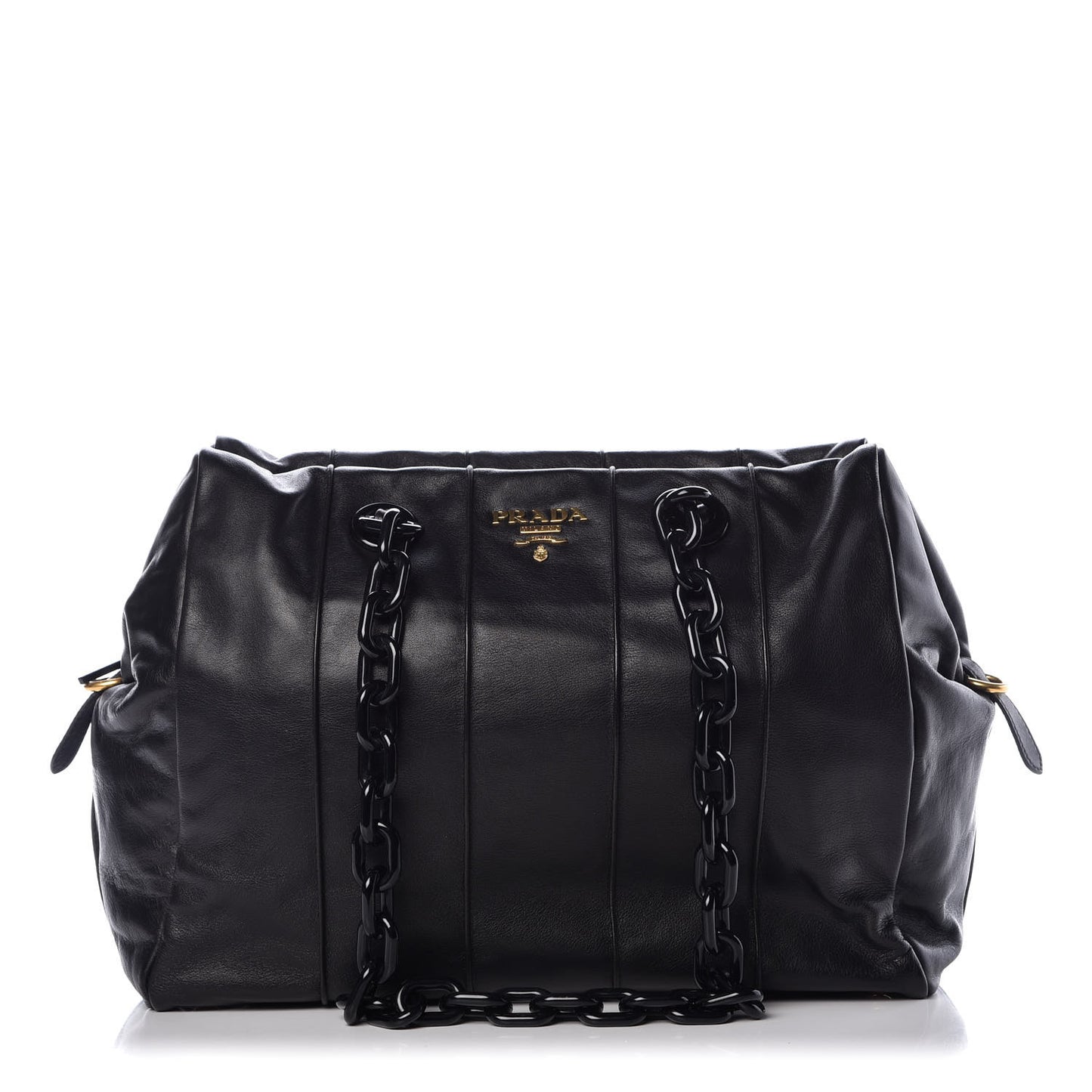 Soft Calf Shoulder Bag Black