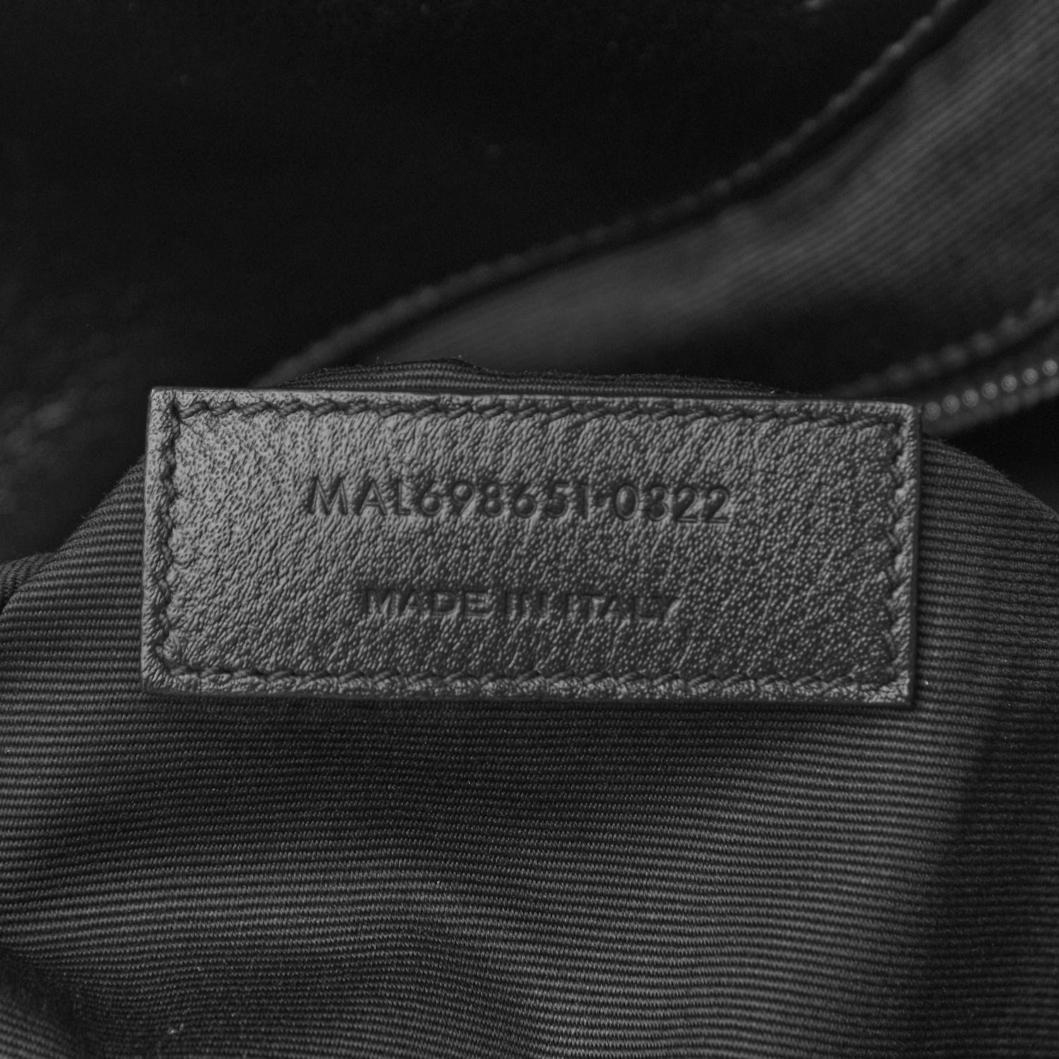 Saint Laurent Lambskin Quilted Maxi Icare Shopping Tote Black 8 of 12