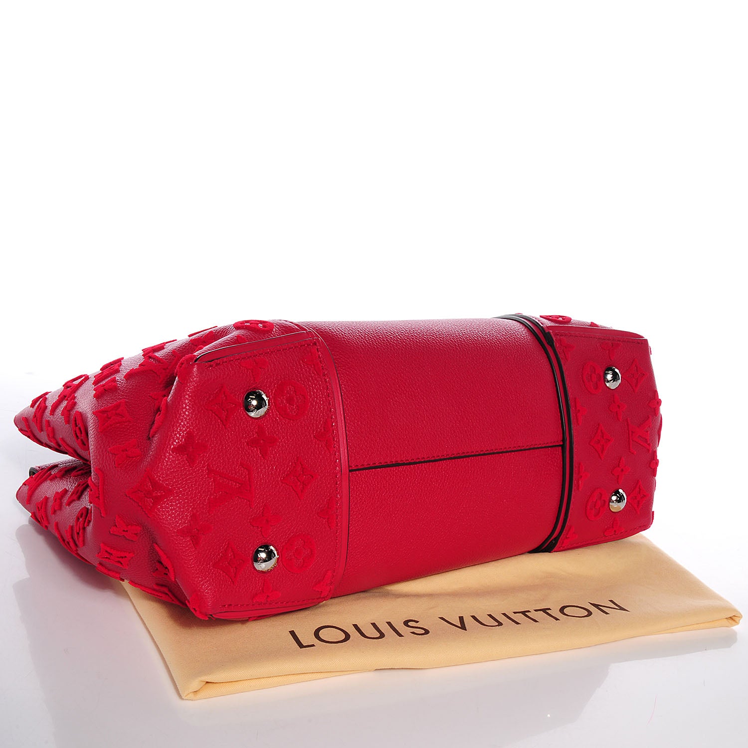 Louis Vuitton Veau Cachemire Tote W PM Framboise 5 of 8