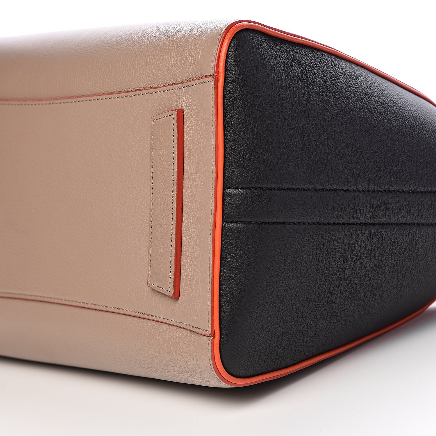 Givenchy Sugar Goatskin Medium Tri-Color Antigona Taupe Black Orange 9 of 10