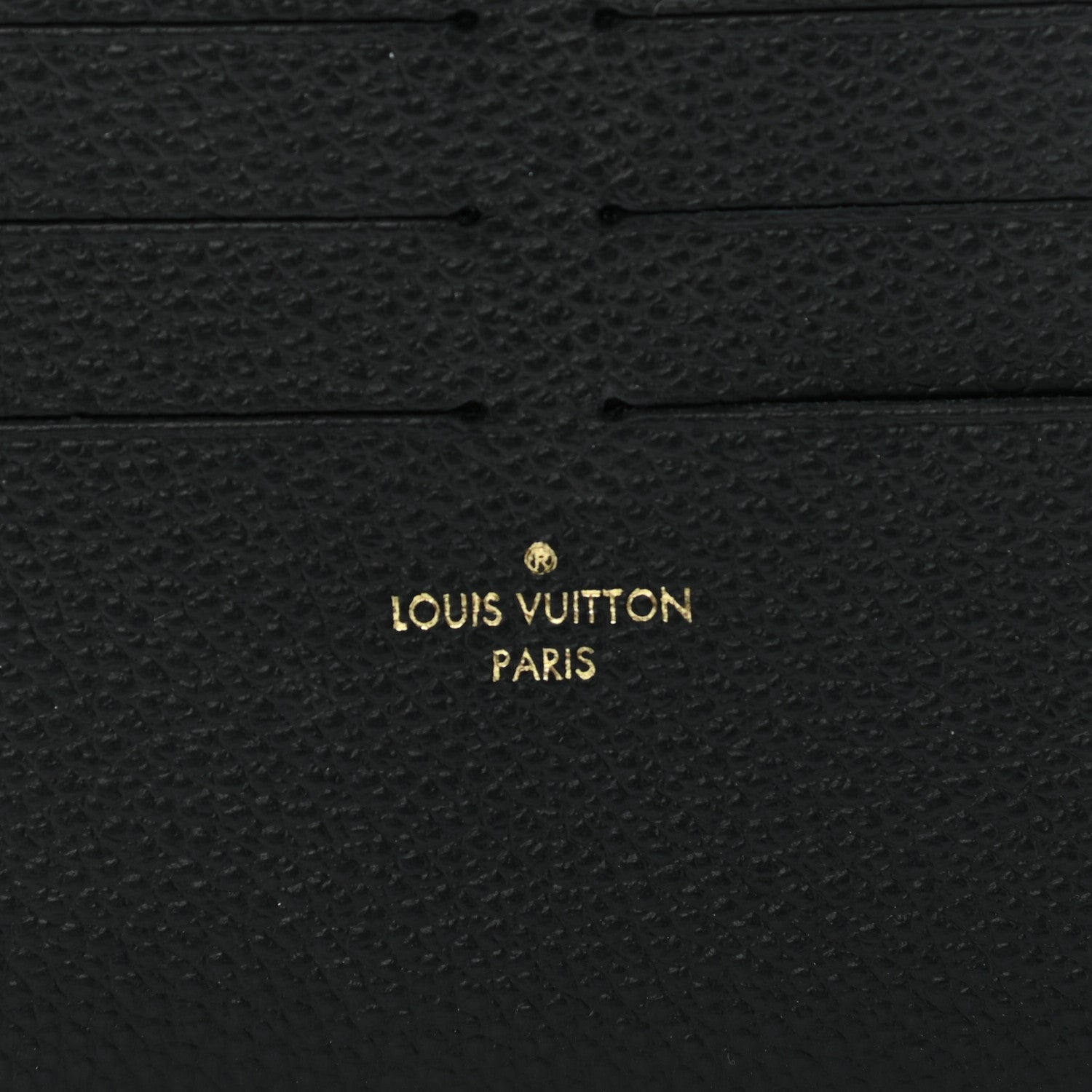 Louis Vuitton Calfskin Felicie Chain Wallet Card Holder Insert Black 6 of 8