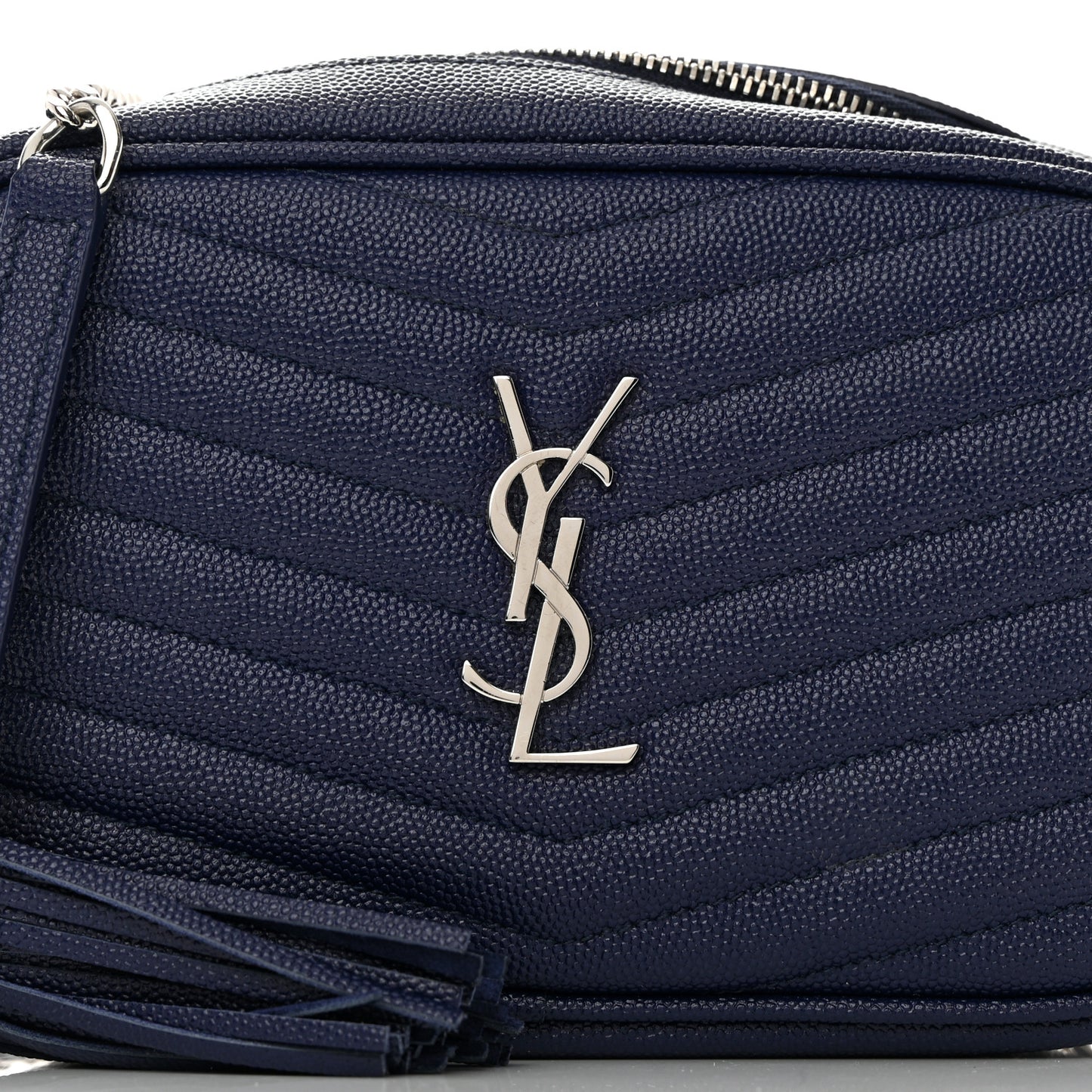 Grain De Poudre Matelasse Monogram Mini Lou Camera Bag Azure Blue