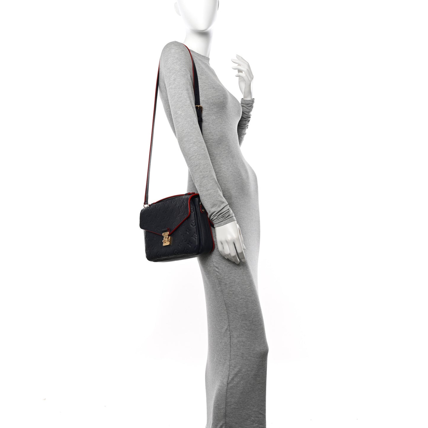 Empreinte Pochette Metis Marine Rouge