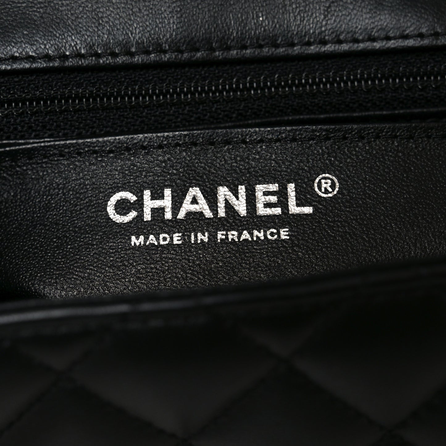 Lambskin Quilted Mini Square Flap So Black