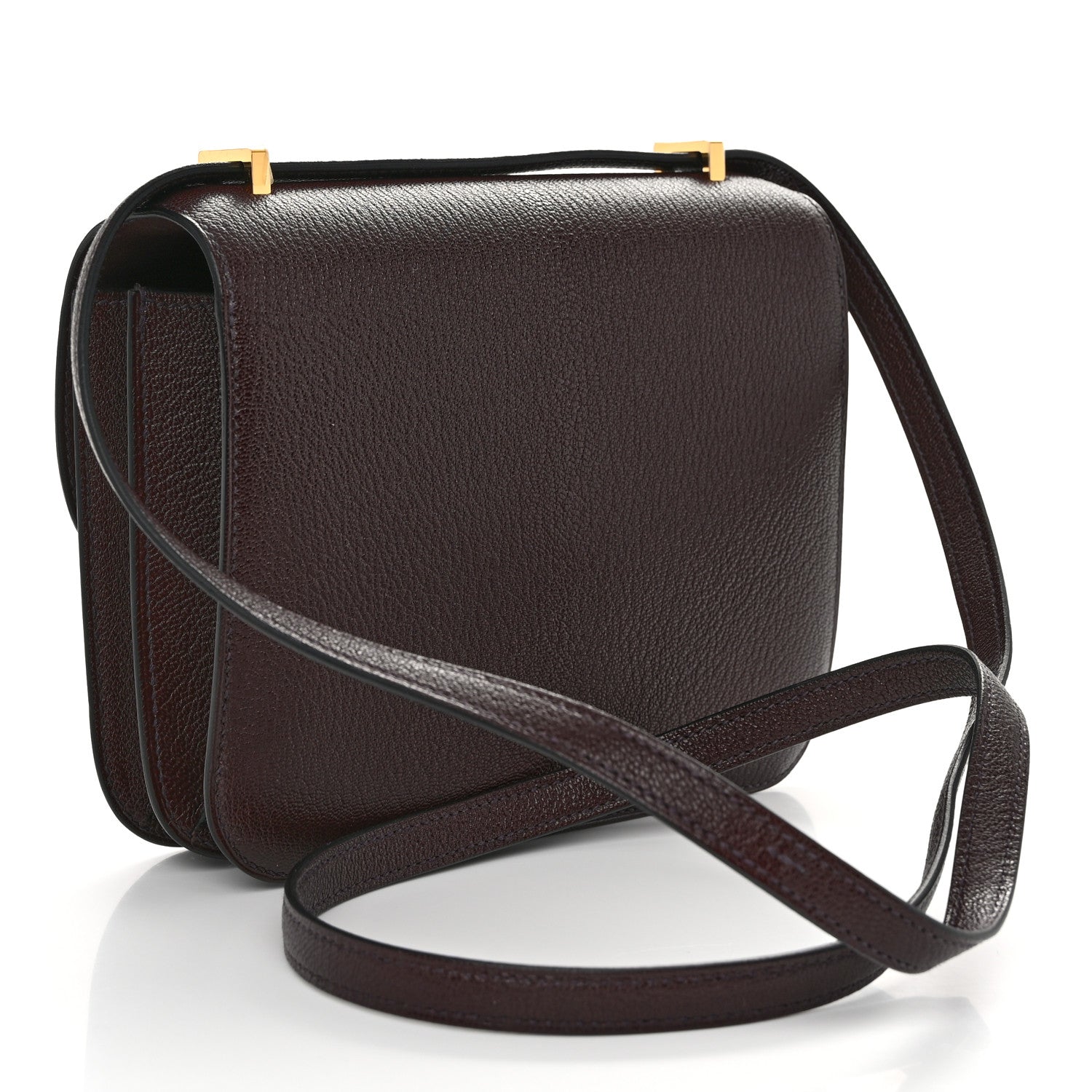 Hermes Chevre Mysore Constance 18 Rouge Sellier 3 of 11