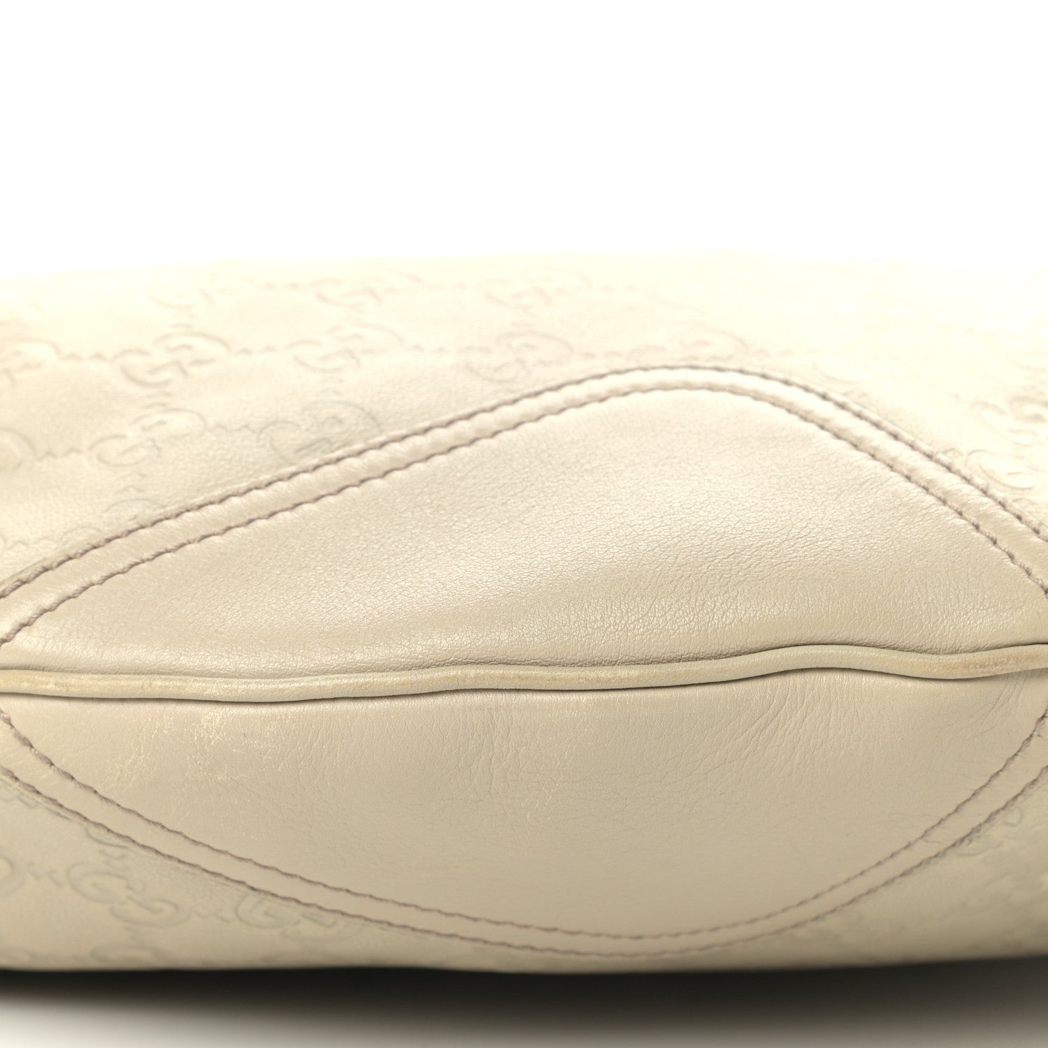 Gucci Guccissima Large Princy Hobo Off White 8 of 14