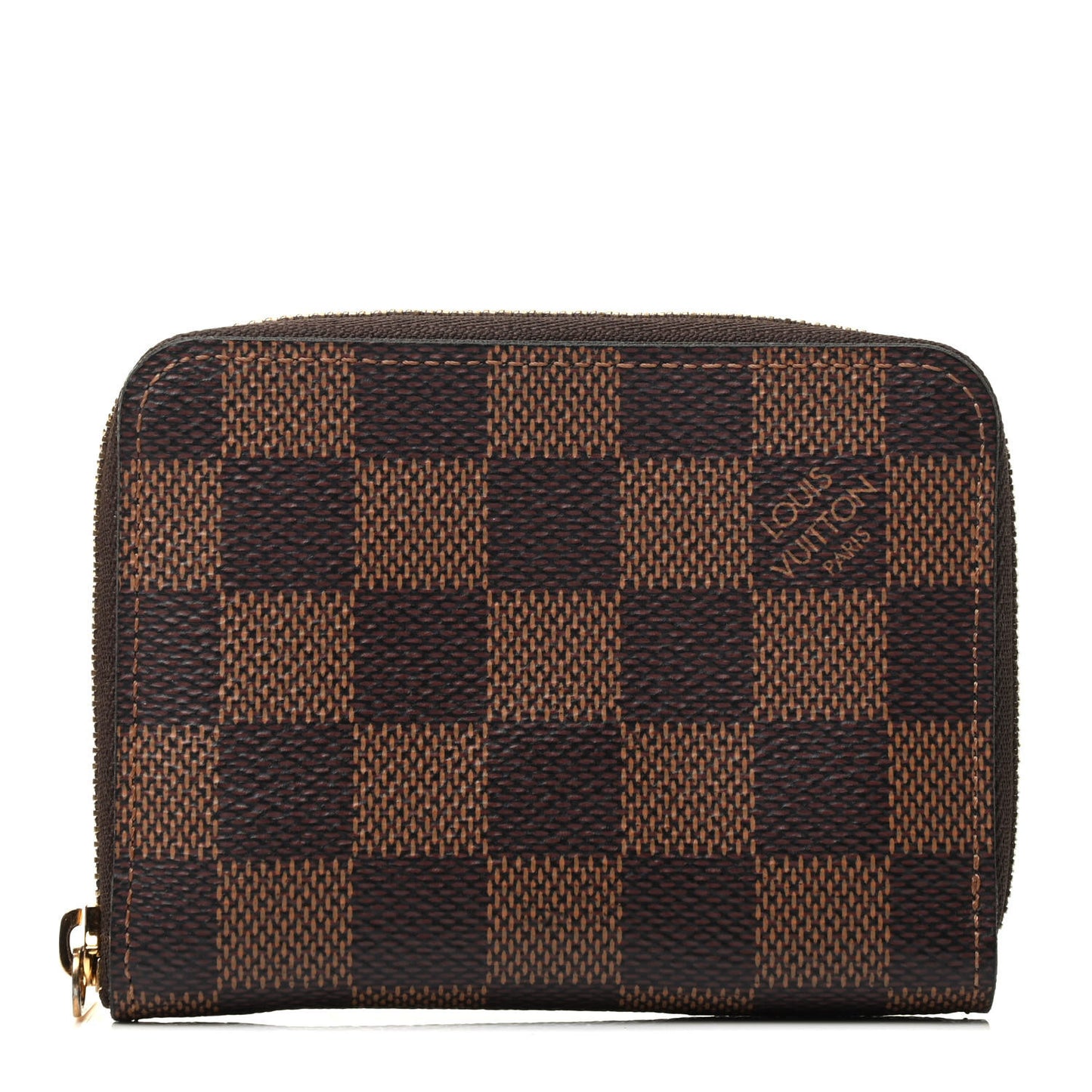 Damier Ebene Zippy Coin Purse Rose Ballerine