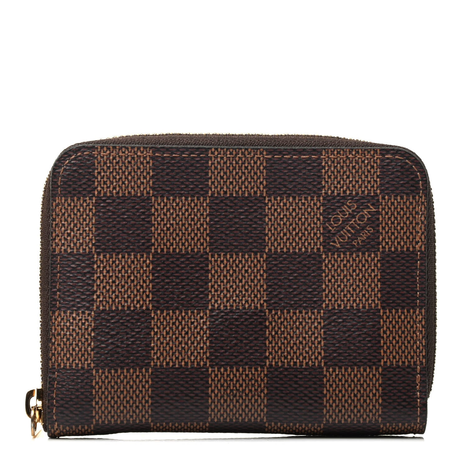 Louis Vuitton Damier Ebene Zippy Coin Purse Rose Ballerine 1 of 3