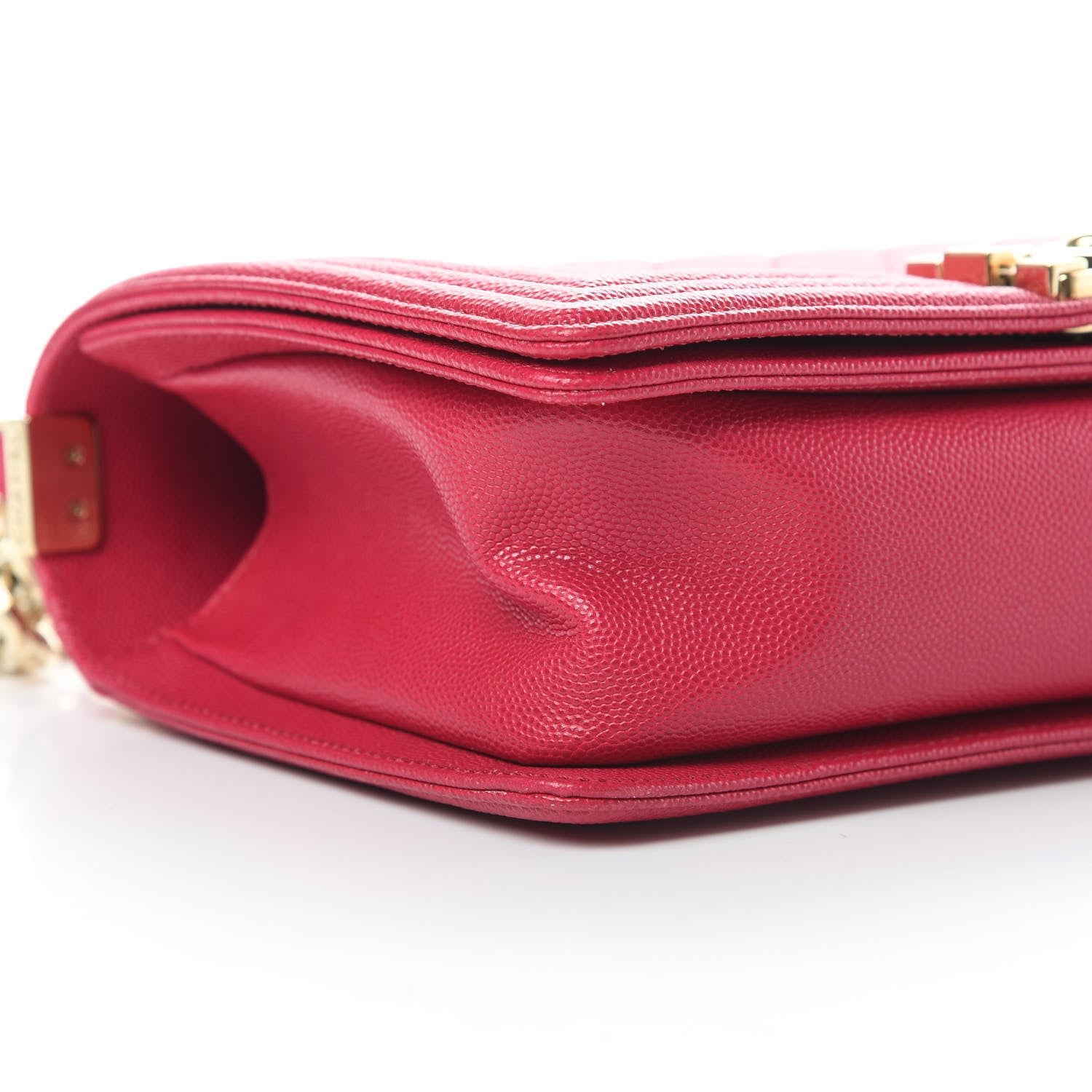 Chanel Caviar Quilted Medium Boy Flap Fuchsia 9 of 15