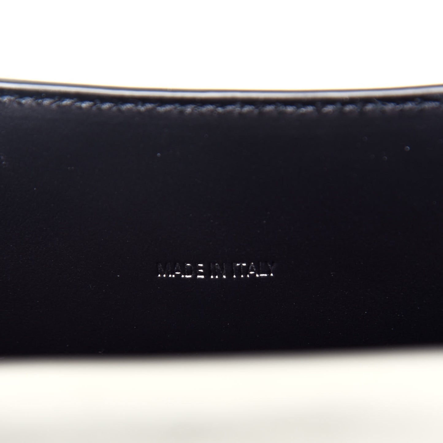 Shiny Box Calfskin Hourglass Top Handle Bag XS Black