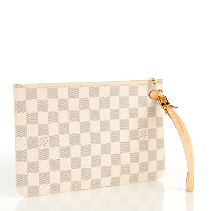 Louis Vuitton Damier Azur Neverfull MM GM Pochette 3 of 7