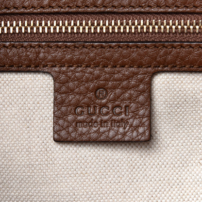 Gucci Monogram Web Medium Boston Dark Brown 6 of 13