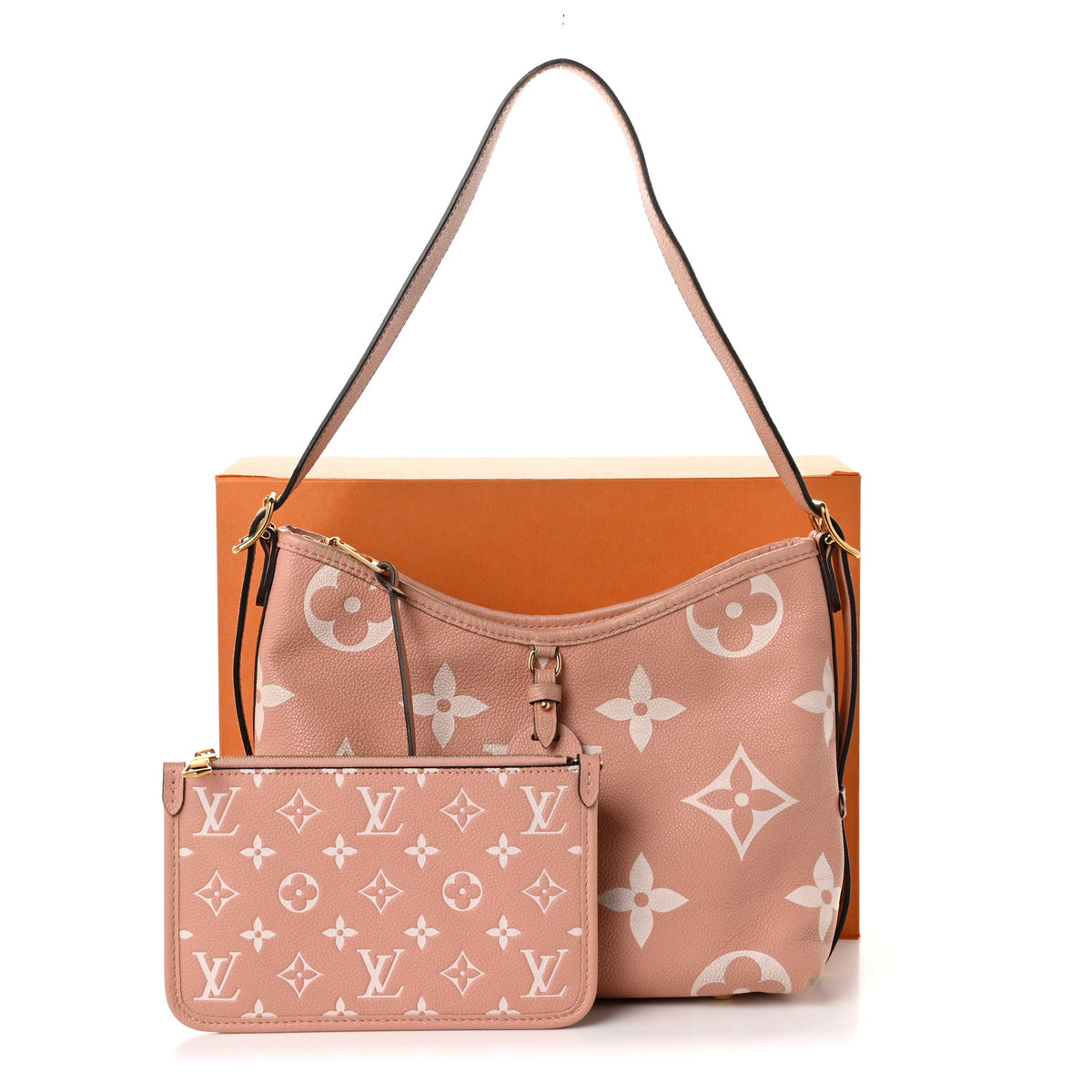 Louis Vuitton Empreinte Monogram Giant Carryall PM Trianon Pink Cream 14 of 14
