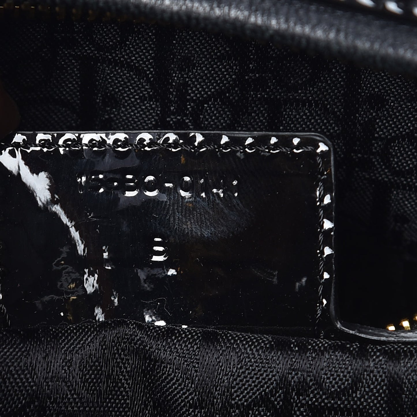 Patent Cannage Large Lady Dior Black