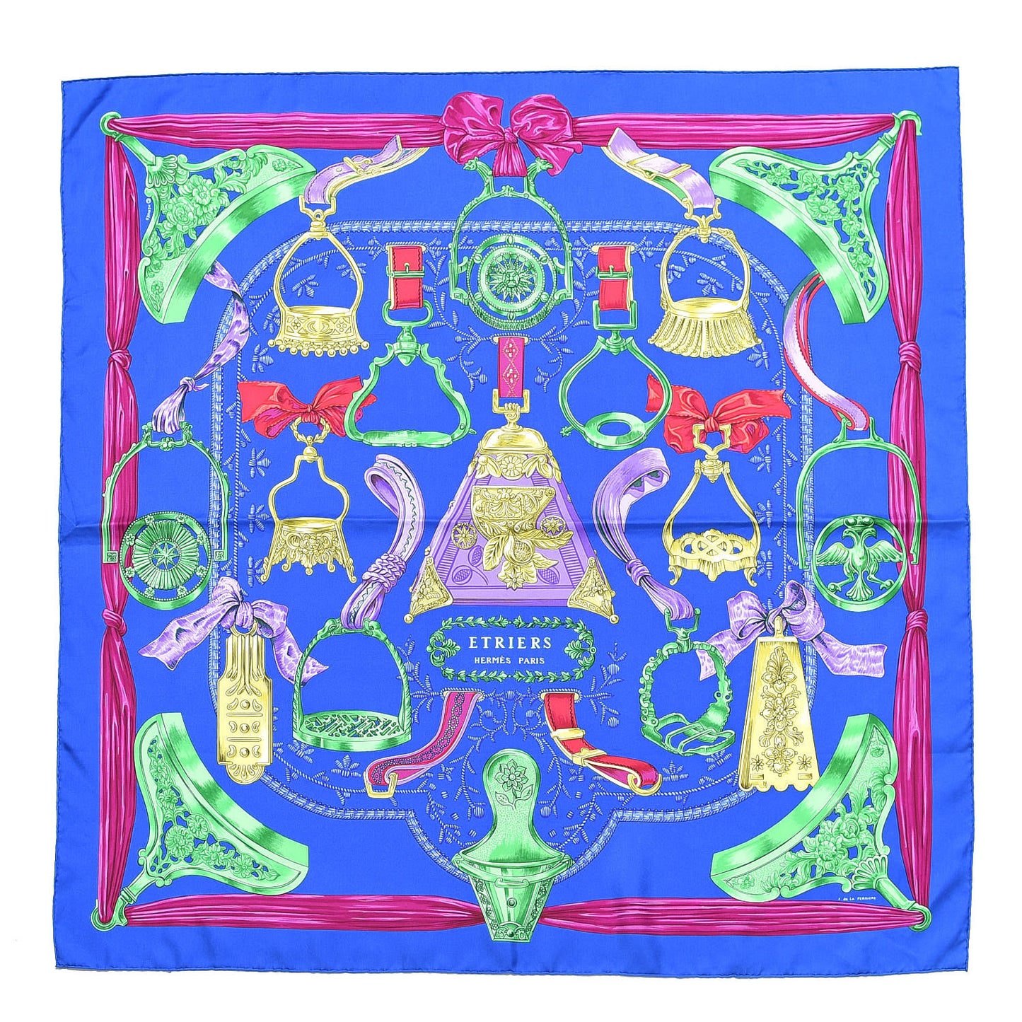 Silk Etriers Scarf 90