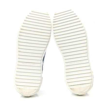 Louis Vuitton Monogram Escale Time Out Sneakers 37 Blue 5 of 9