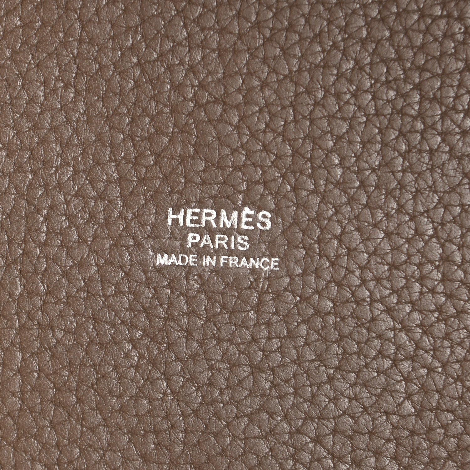 Hermes Taurillon Clemence Picotin Lock 22 MM Etoupe 6 of 13