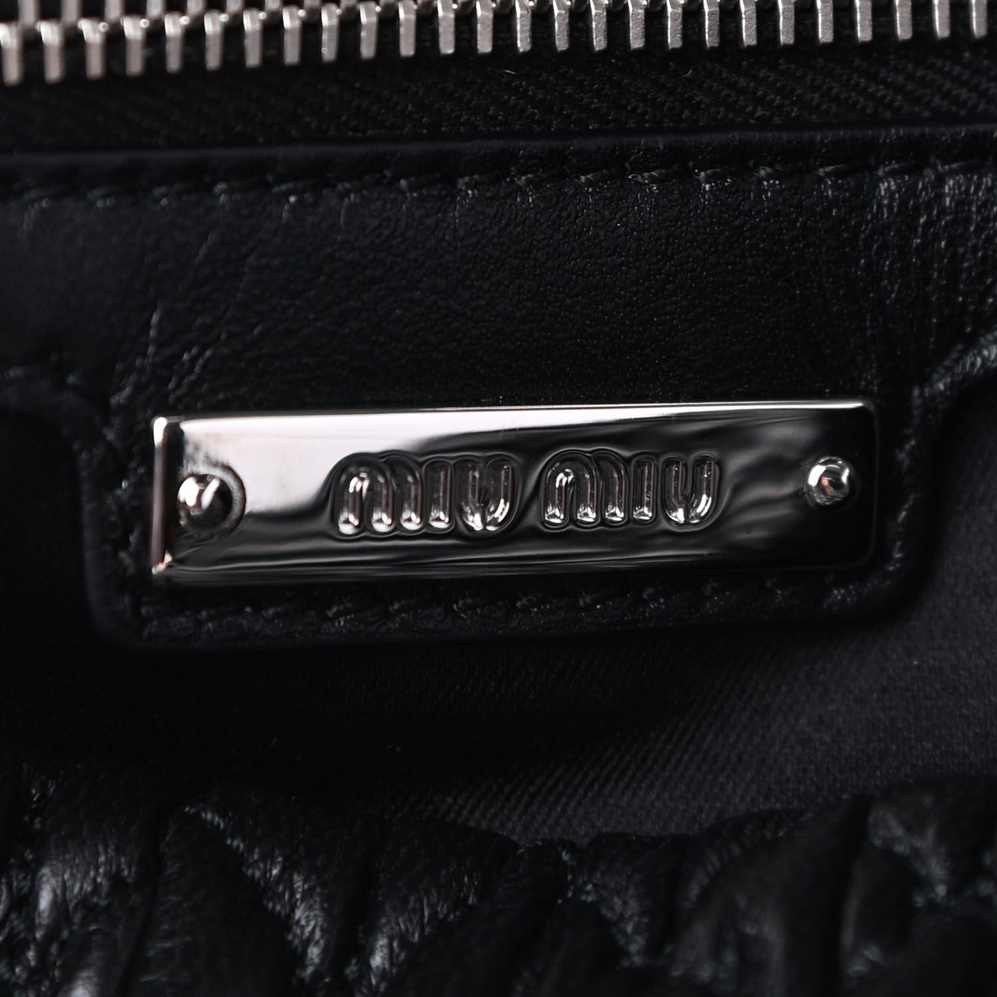 Nappa Matelasse Crystal Flap Clutch Black