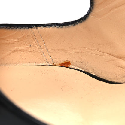 Christian Louboutin Shiny Nappa Sharpeta 100 Pumps 36.5 Black 9 of 11