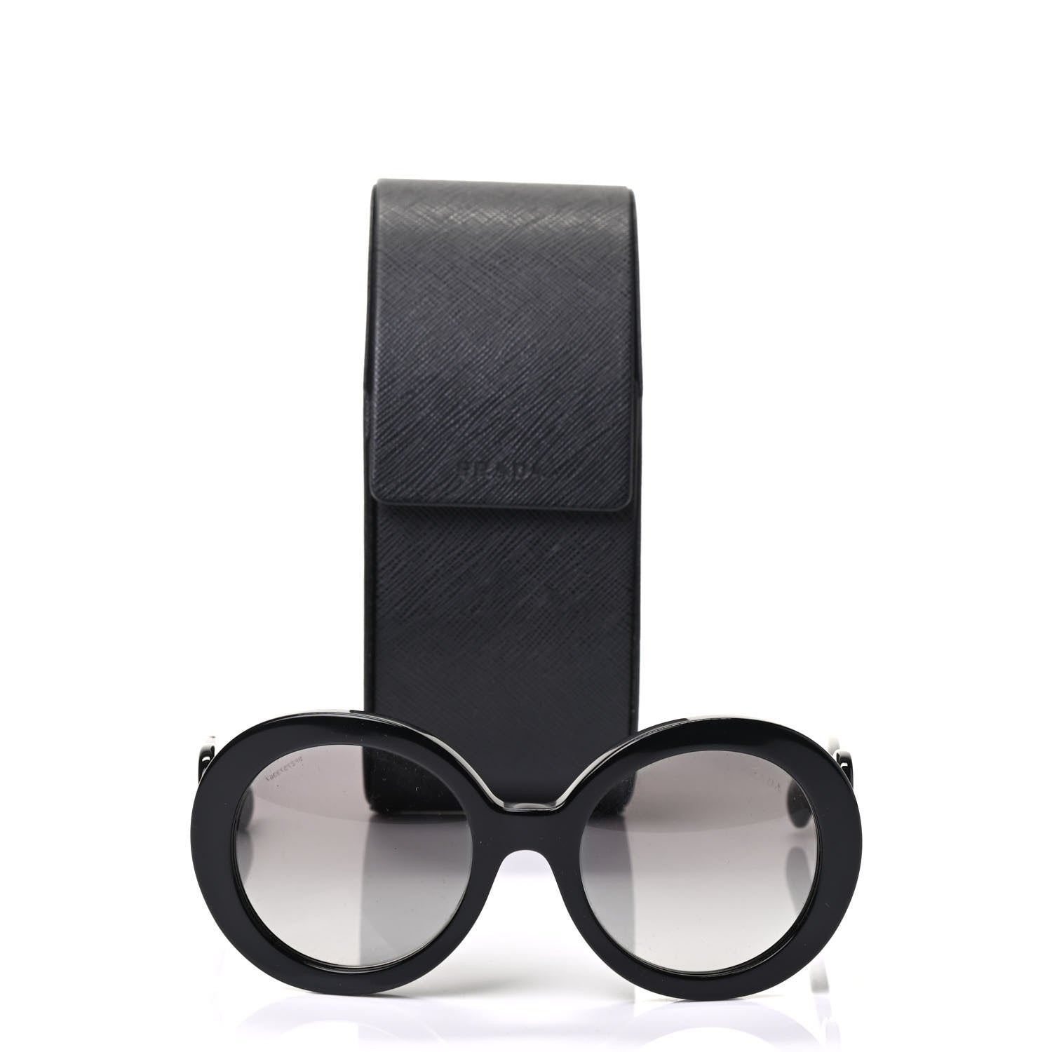 Prada Acetate Baroque Sunglasses SPR 27N Black 7 of 7