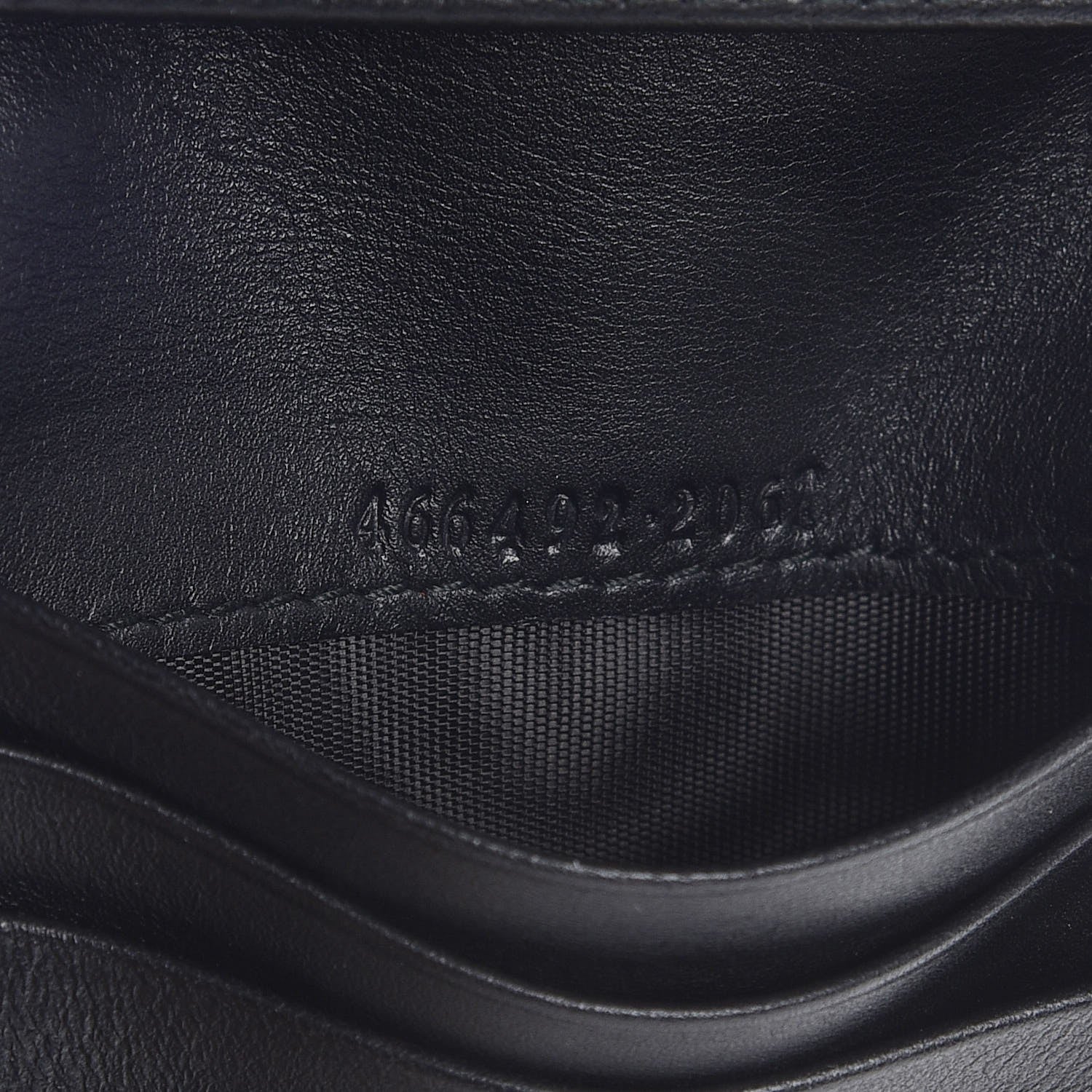 Gucci Calfskin Matelasse GG Marmont Card Case Wallet Black 7 of 7