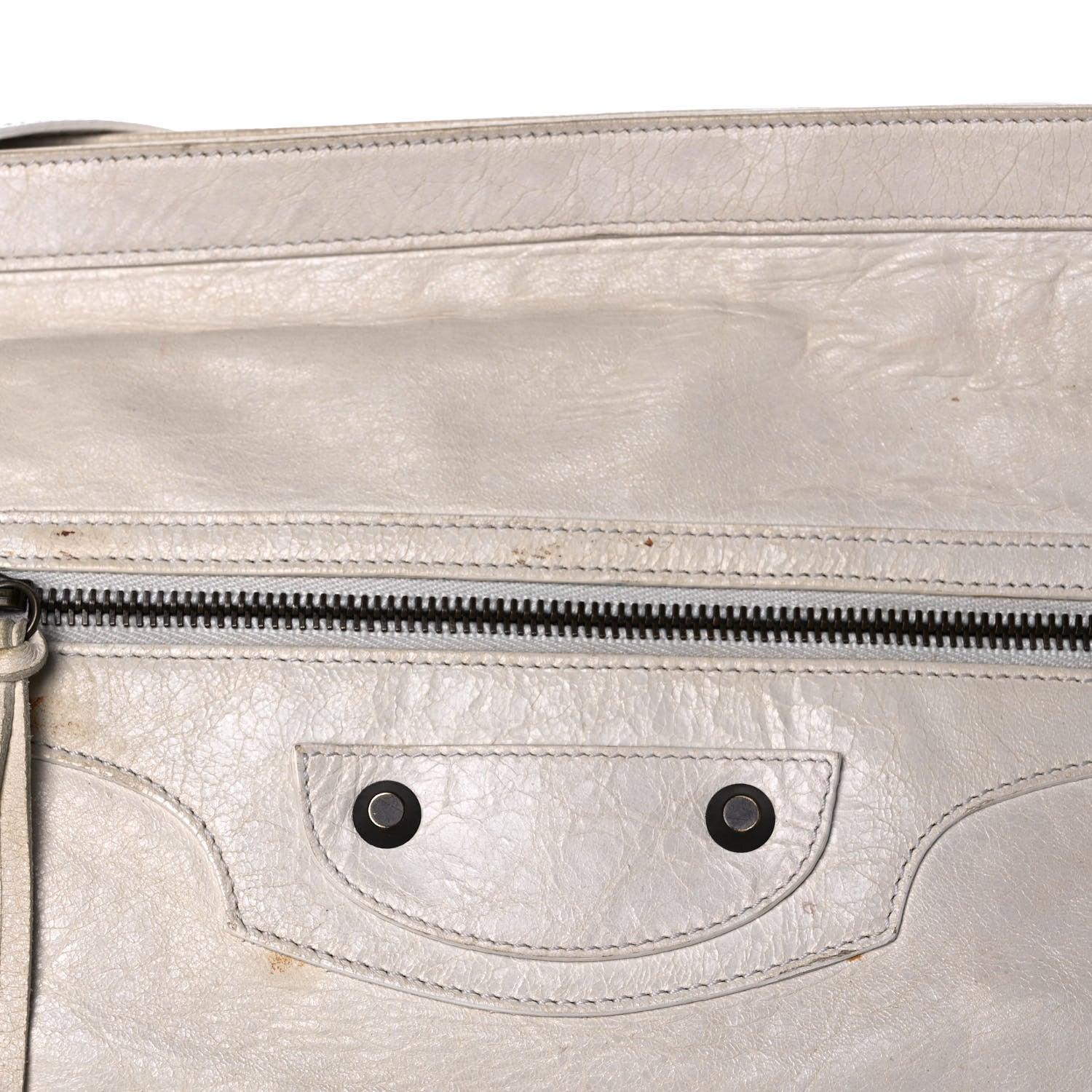 Balenciaga Agneau Classic Hardware Velo White Light 11 of 12
