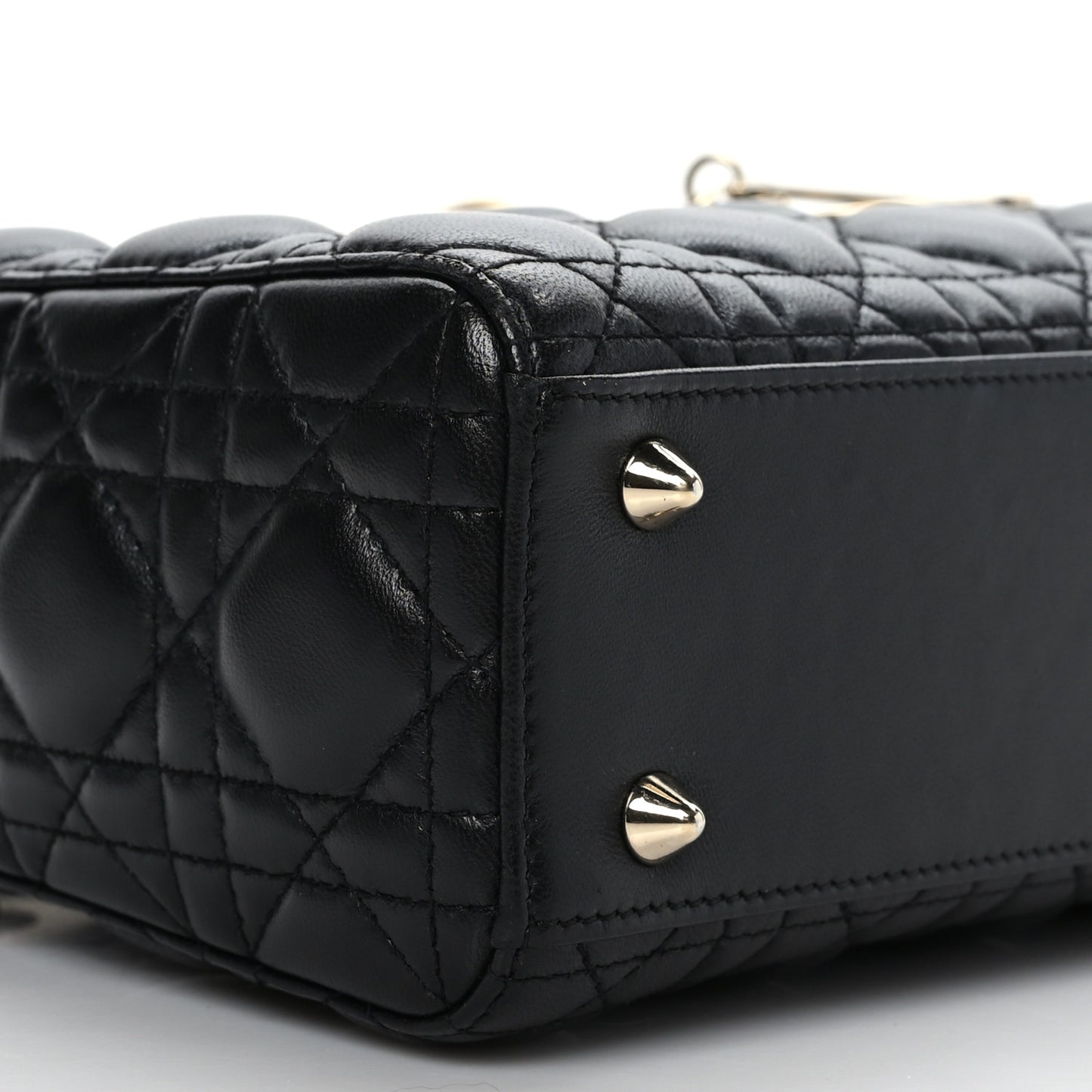 Lambskin Cannage Small My ABCDior Lady Dior Black