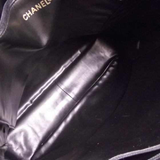 Chanel Vintage Quilted Shopping Tote 7 of 13