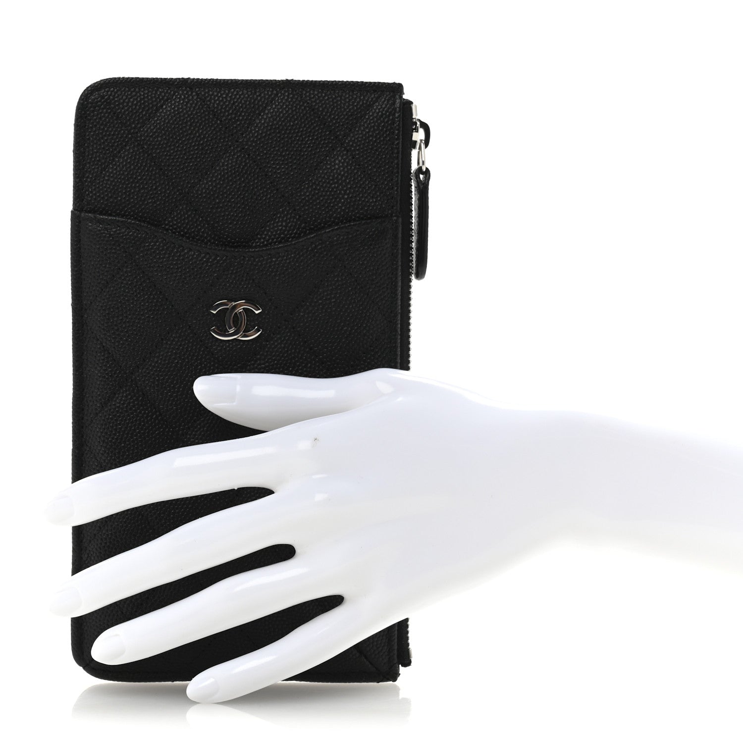 Chanel Caviar Quilted Classic iPhone Pouch Black 2 of 10