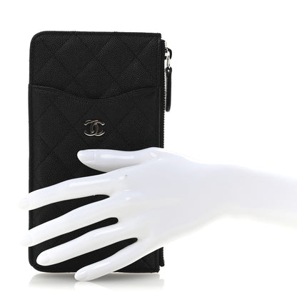 Chanel Caviar Quilted Classic iPhone Pouch Black 2 of 10