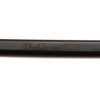 Christian Dior Metal Chicago 2 Aviator Sunglasses Black Gold 5 of 6