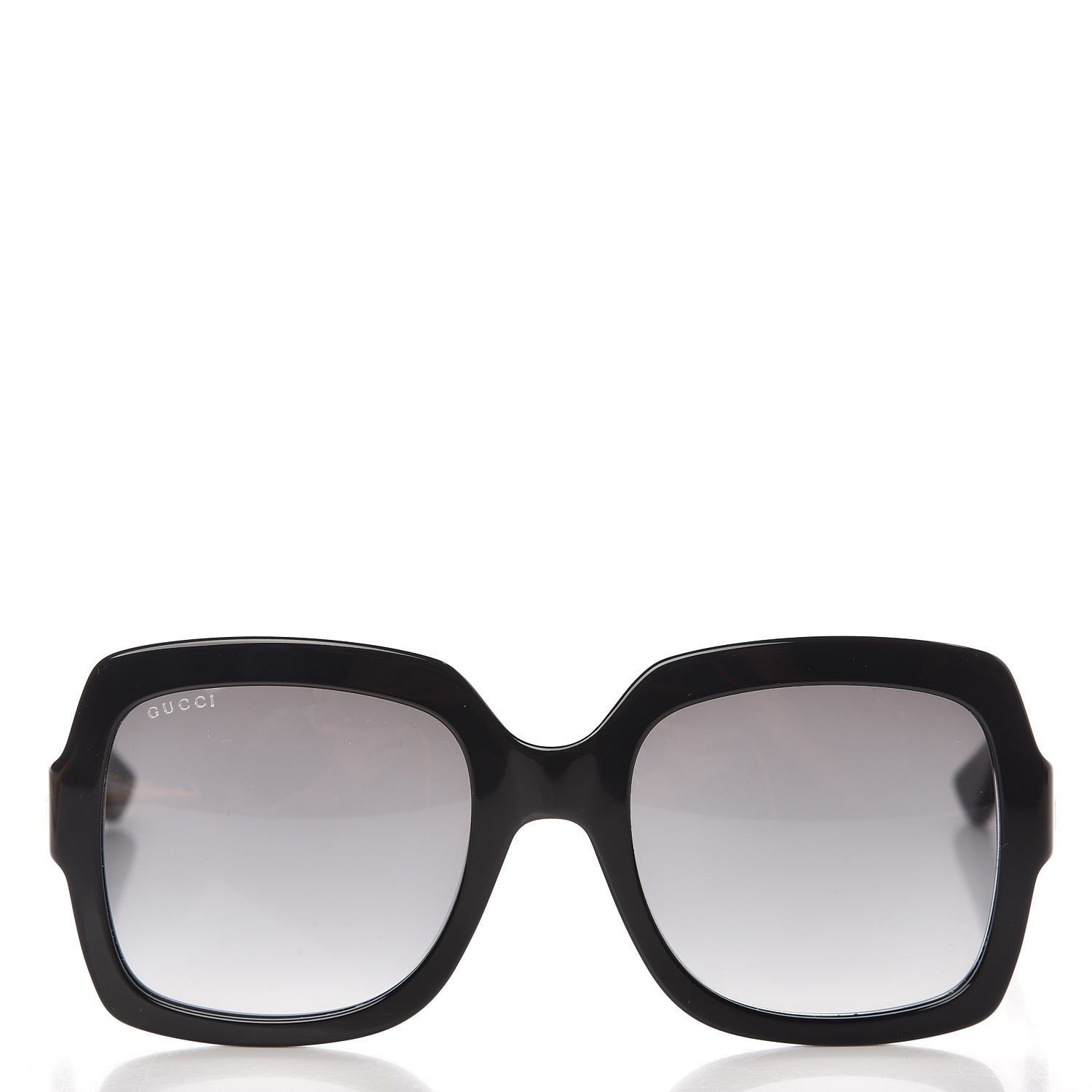 Gucci Oversize Square GG 0036S Sunglasses Black 2 of 9