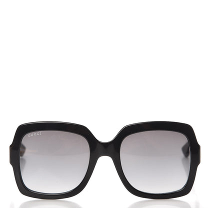 Gucci Oversize Square GG 0036S Sunglasses Black 2 of 9