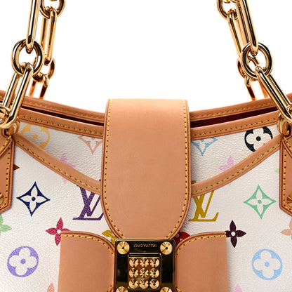 Louis Vuitton Monogram Multicolor Annie MM White 7 of 9