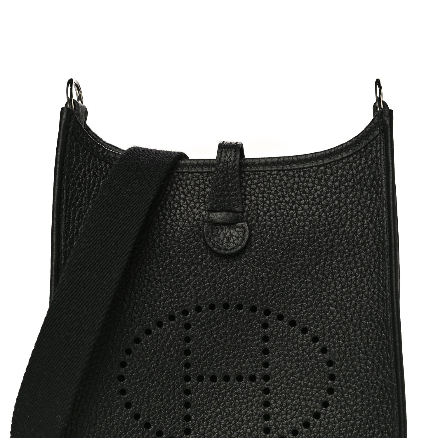 Hermes Taurillon Clemence Evelyne TPM Black 7 of 11