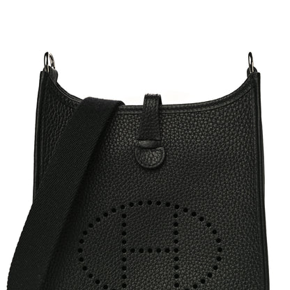 Hermes Taurillon Clemence Evelyne TPM Black 7 of 11