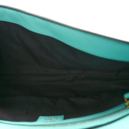 Fendi Nappa FF 1974 Embossed Baguette Tiffany 5 of 10