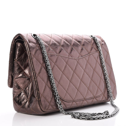 Chanel Metallic Aged Calfskin Quilted 2.55 Reissue 227 Flap Bronze 4 of 9