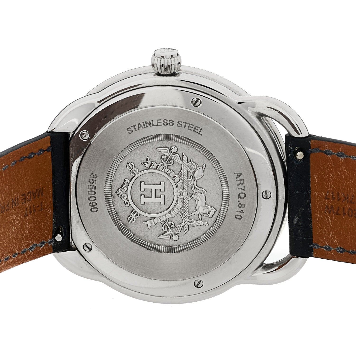 HERMES 腕時計 中古・古着通販】HERMES (エルメス) 腕時計 ブラック×シルバー