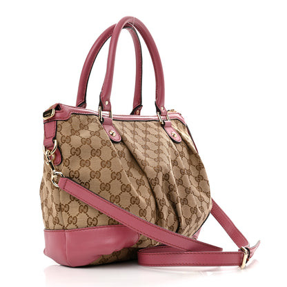 Gucci Monogram Medium Sukey Top Handle Peonia Flower 3 of 12