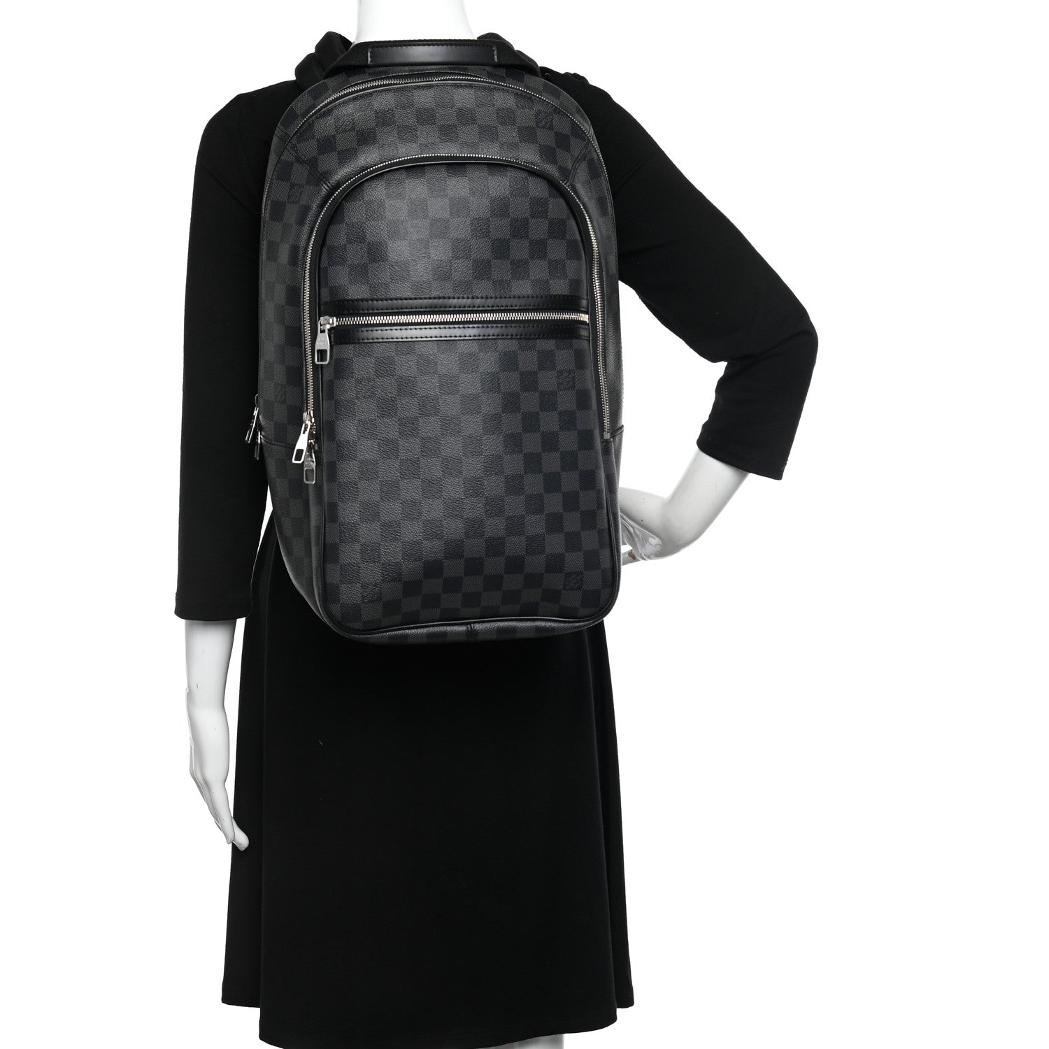 Louis Vuitton Damier Graphite Michael Backpack 2 of 11