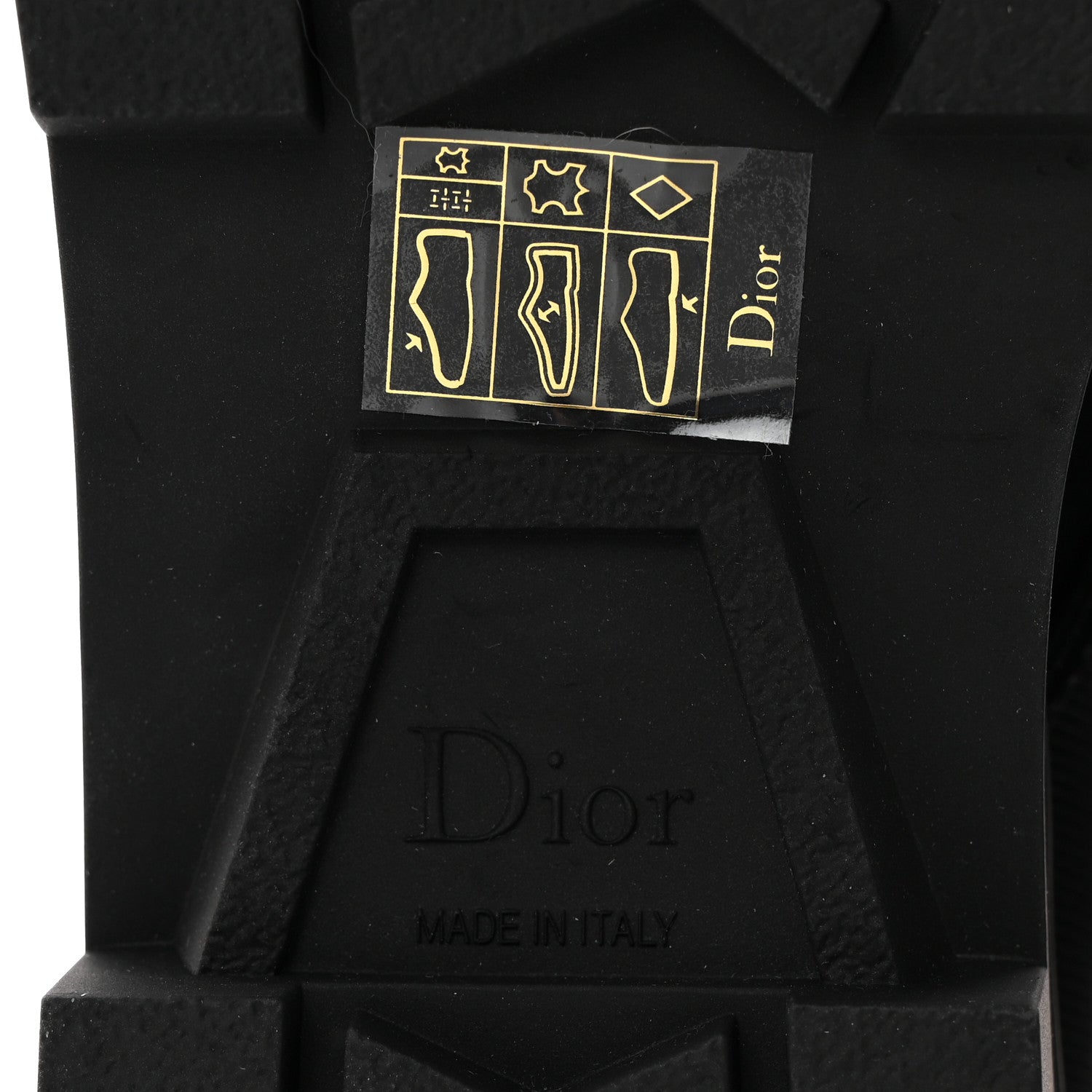 Christian Dior Calfskin Technical Fabric D-Major Ankle Boots 38 Black White 6 of 10