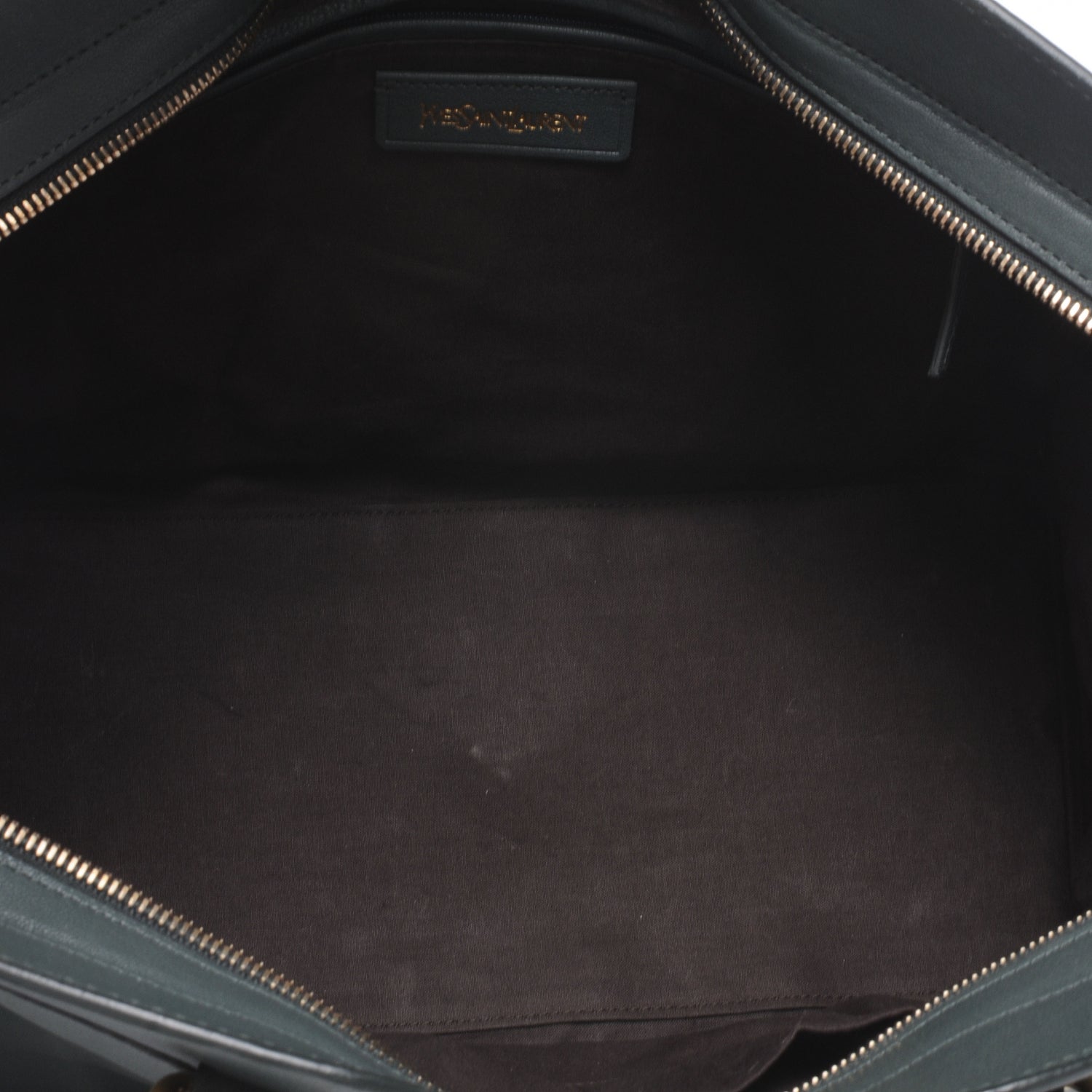 Saint Laurent Leather Medium Cabas Chyc Thyme 5 of 7