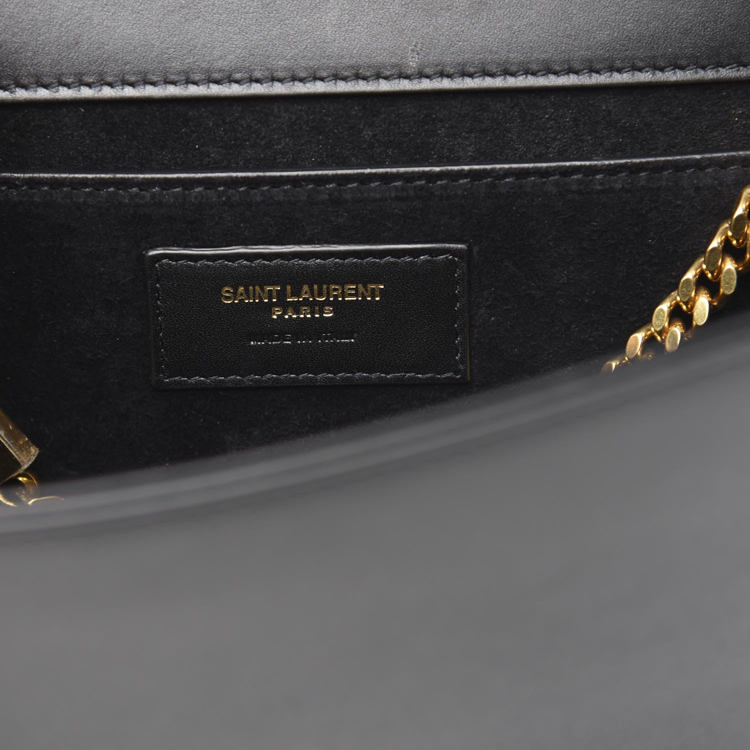 Saint Laurent Smooth Calfskin Medium Classic Monogram Kate Tassel Satchel Black 7 of 13