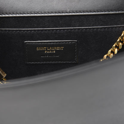 Saint Laurent Smooth Calfskin Medium Classic Monogram Kate Tassel Satchel Black 7 of 13