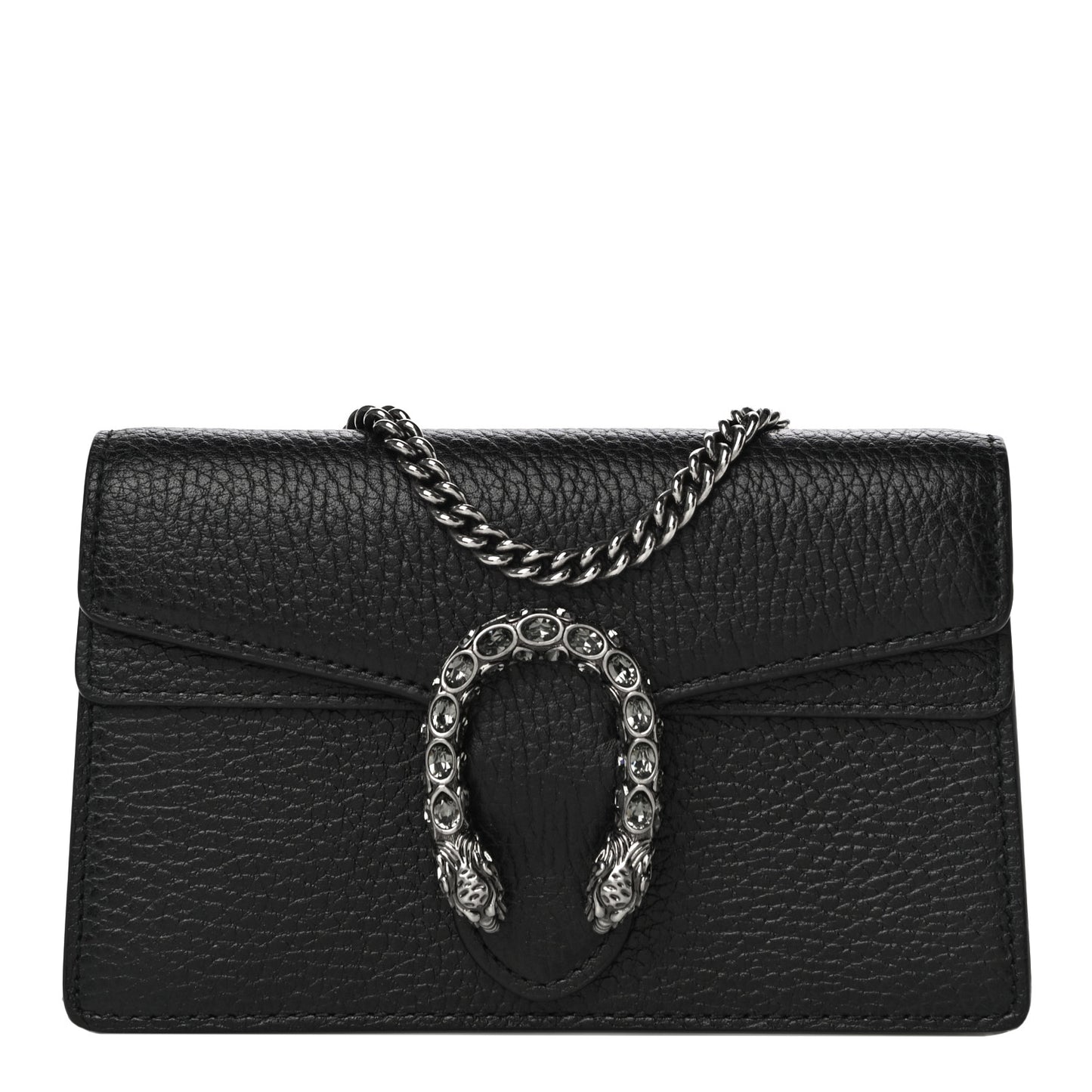 Calfskin Super Mini Dionysus Shoulder Bag Black