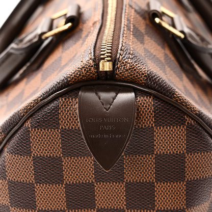 Louis Vuitton Damier Ebene Speedy 30 6 of 9