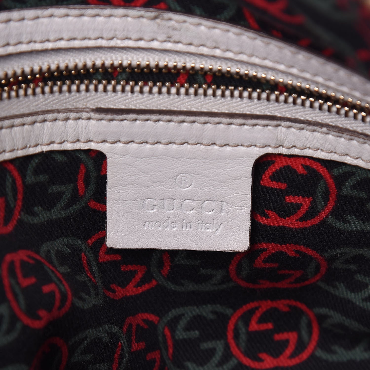 Gucci Calfskin Medium Britt Boston White 6 of 22